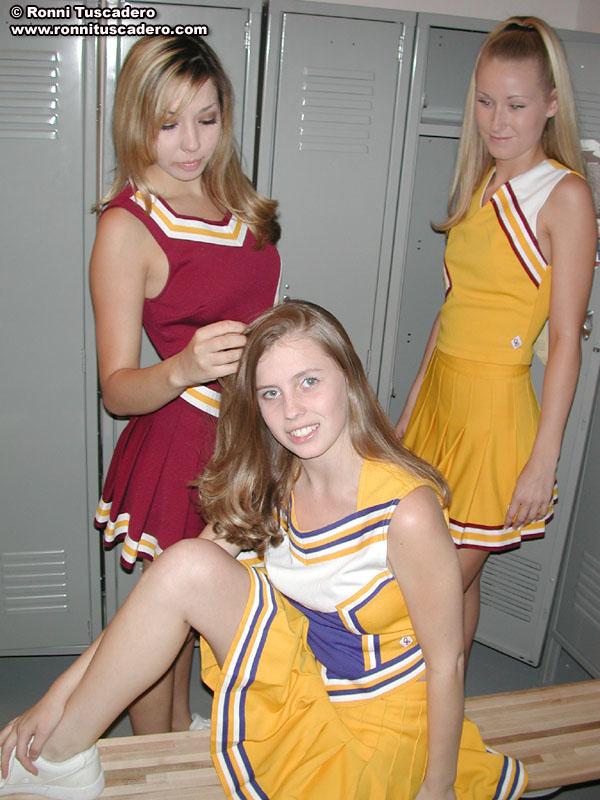 Pictures of cheerleaders being naughty in the locker room #59876258