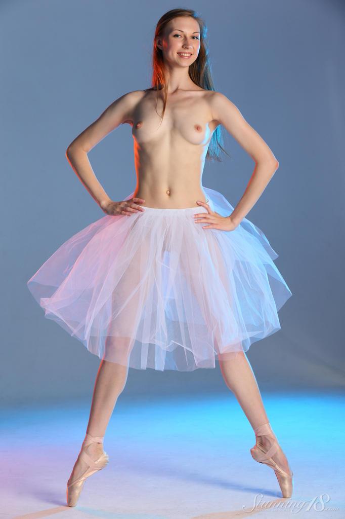 Beautiful ballerina Annett A displays her moves in "Tutu" #53251330