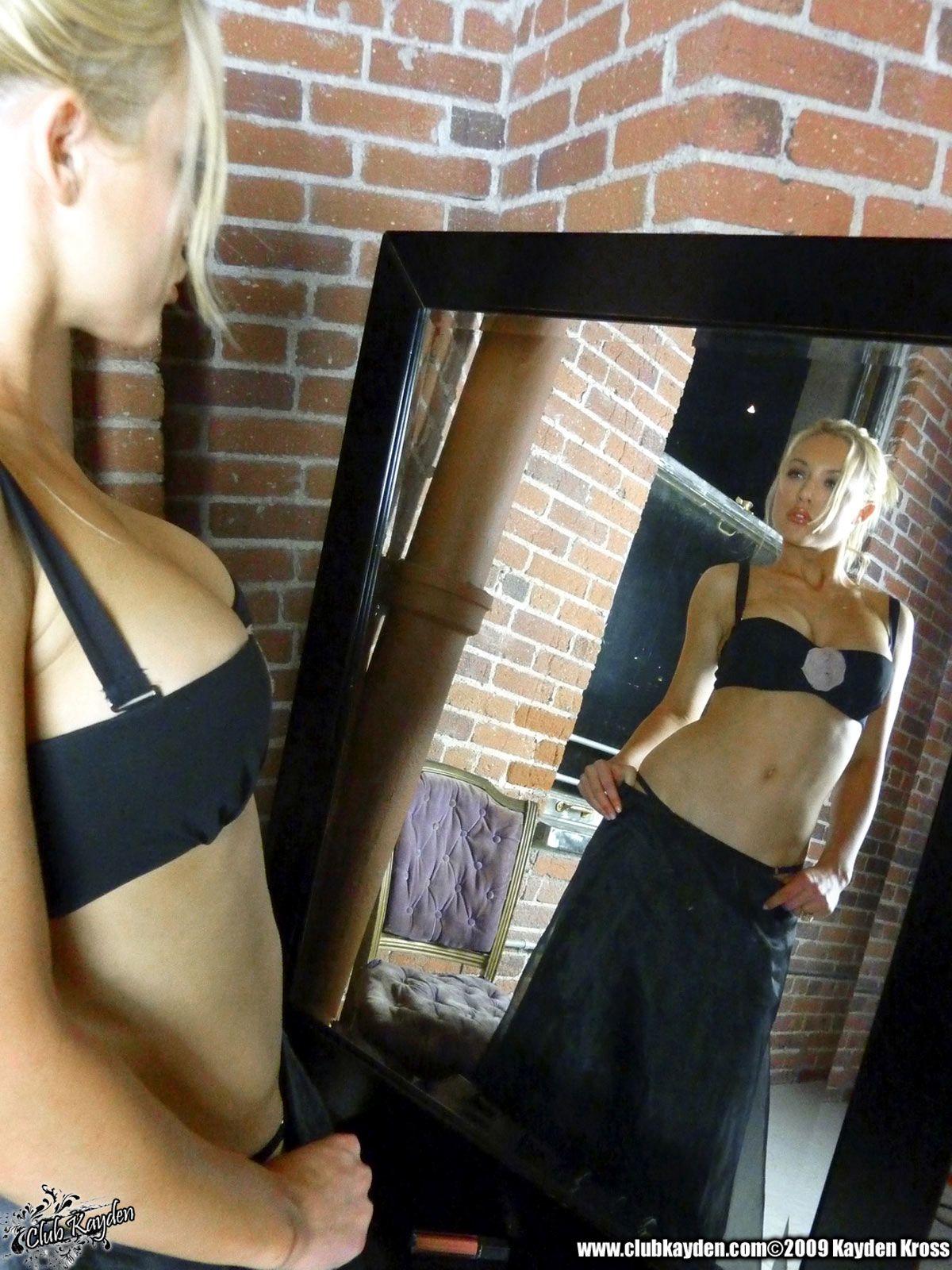 Pictures of teen Kayden Kross checking herself out in the mirror #58171434