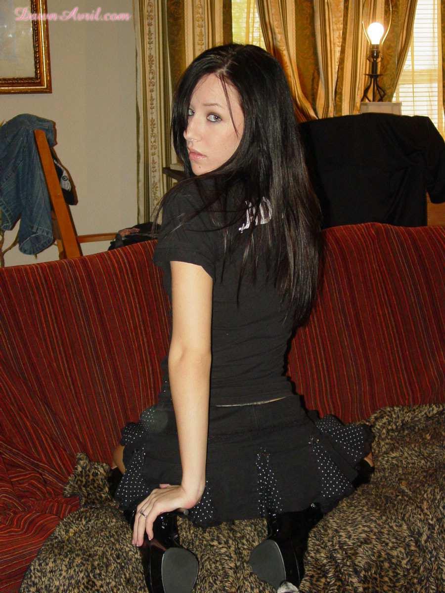 Pictures of Dawn Avril in boots and a skirt #53996190