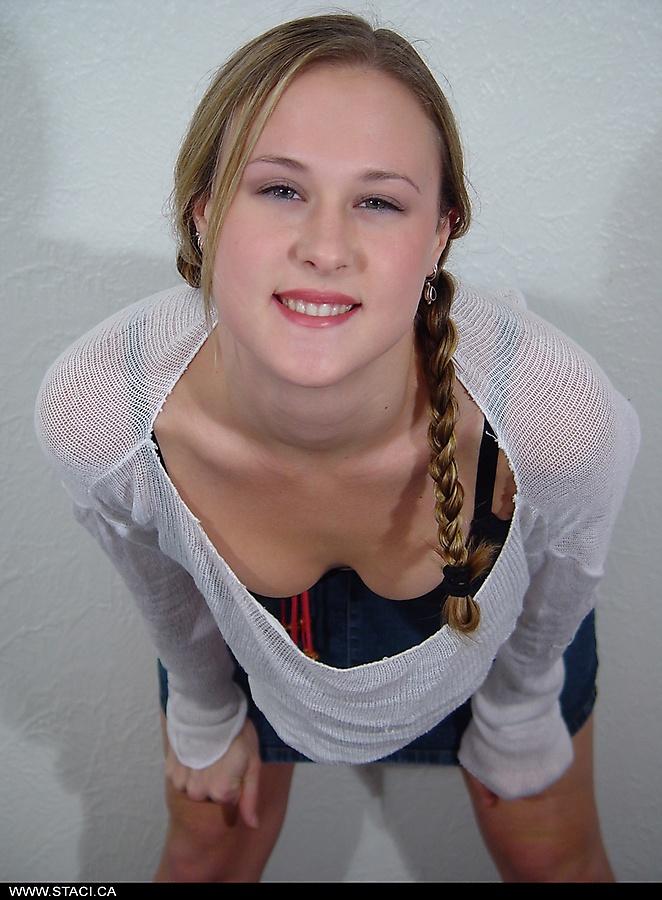 Pictures of teen girl Staci.ca looking hot in pigtails #60005615