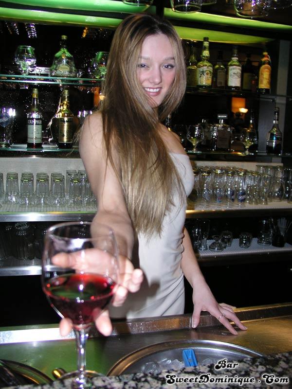Pictures of Sweet Dominique getting drunk and showing off her legs #60029145