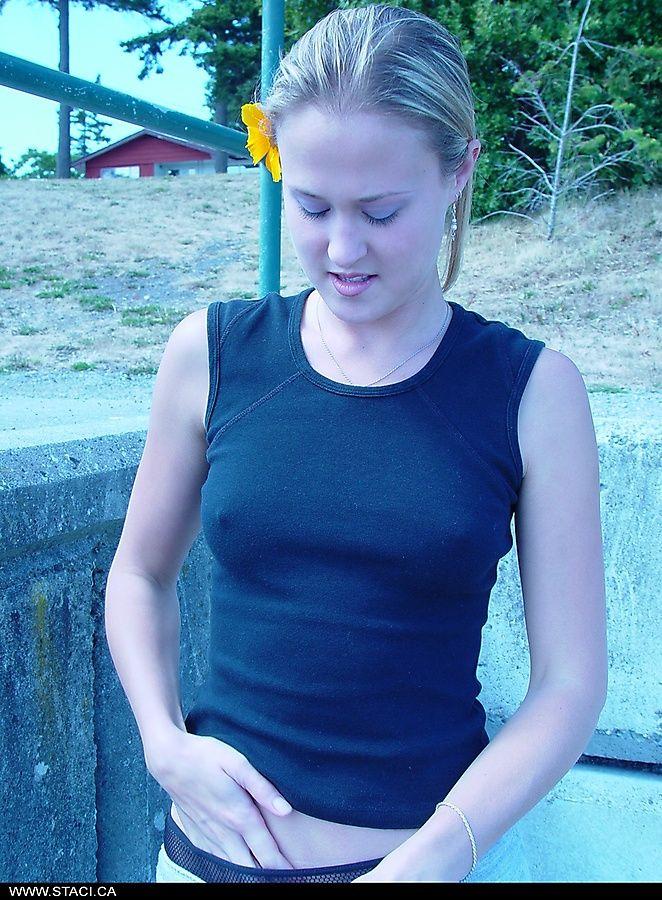 Pictures of teen Staci.ca showing her tits outside #60002373