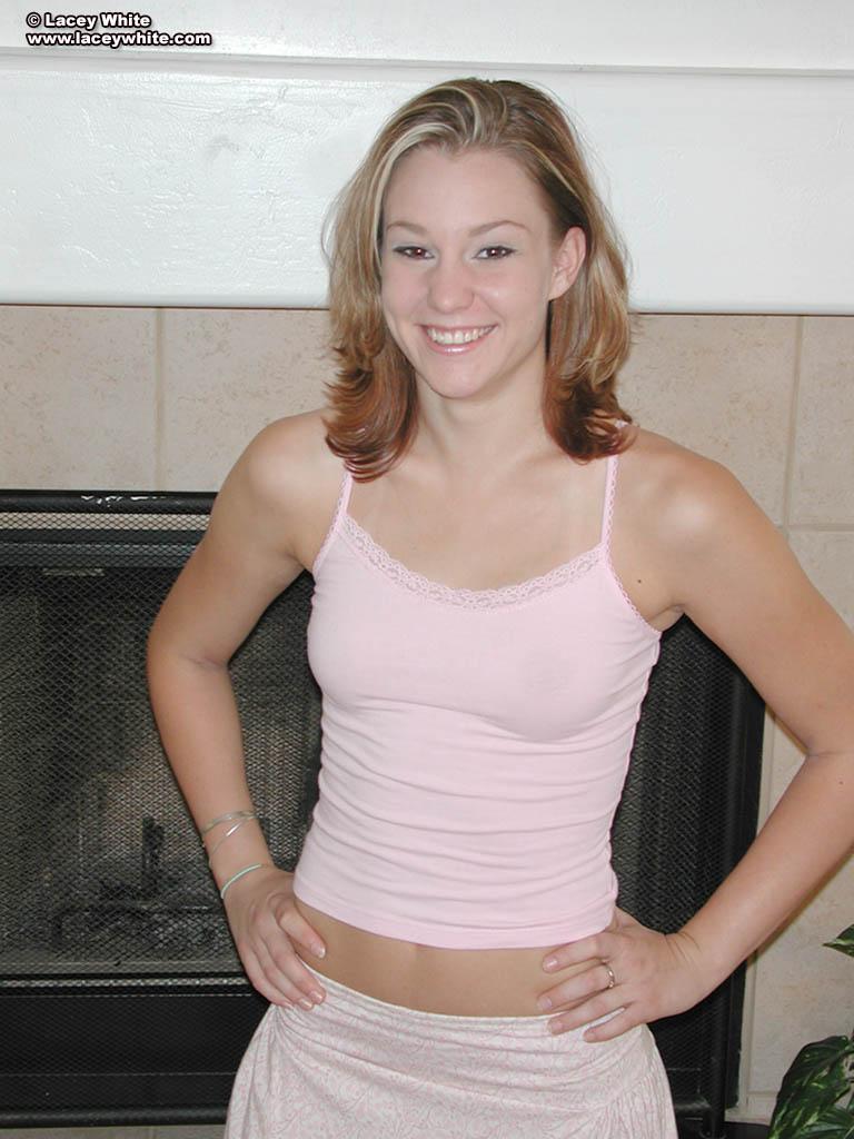 Pictures of Lacey White stripping at home #58801620