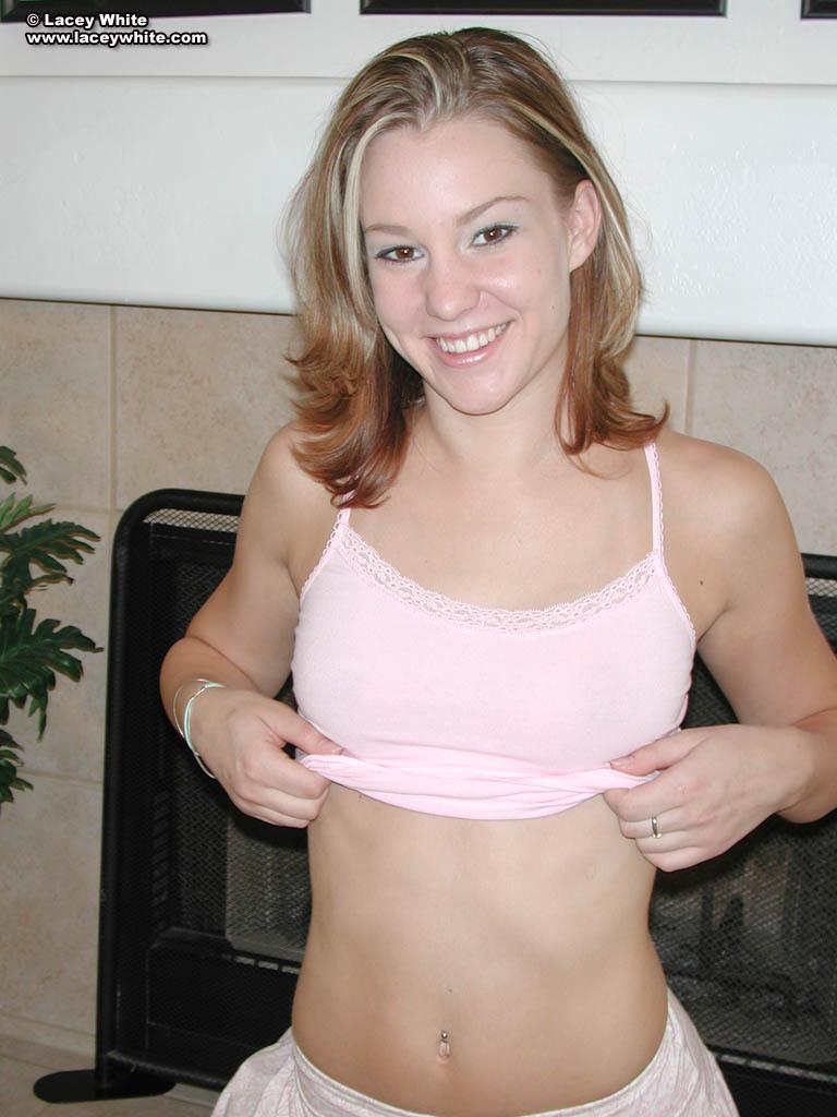 Pictures of Lacey White stripping at home #58801826