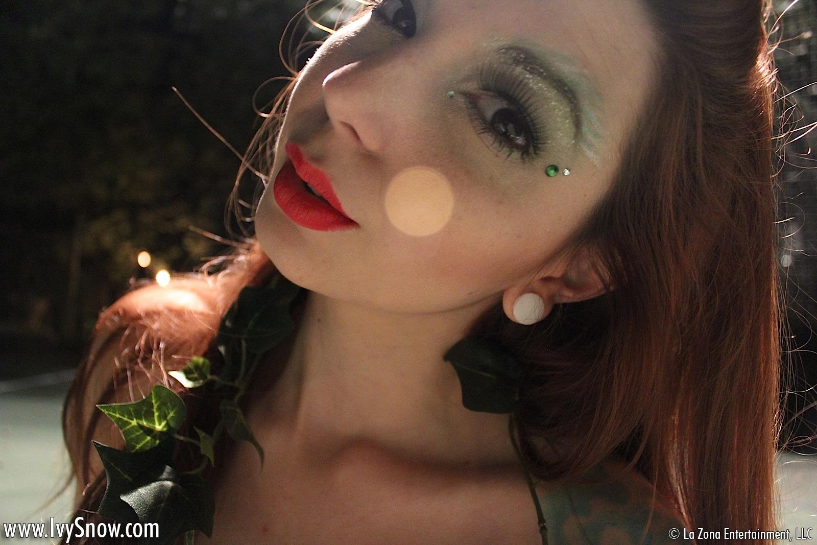 Ivy Snow dresses up as a sexy Poison Ivy for Halloween #55003816