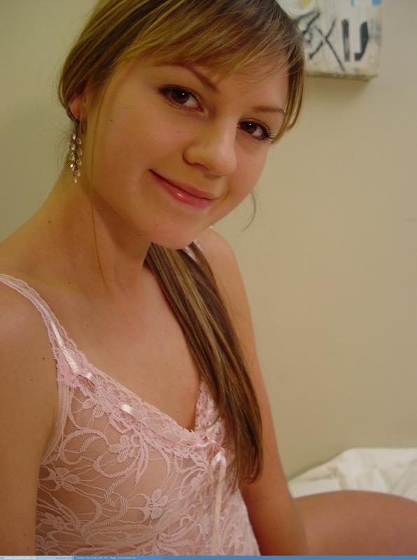 Pictures of teen model Josie Model stripping to her panties #55731915