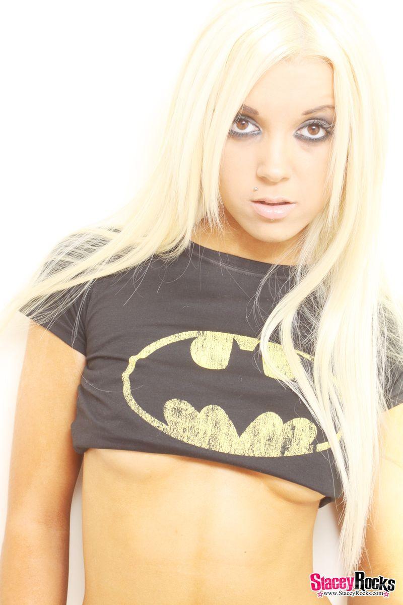Pictures of Stacey Rocks getting freaky with a Batman shirt #60000542