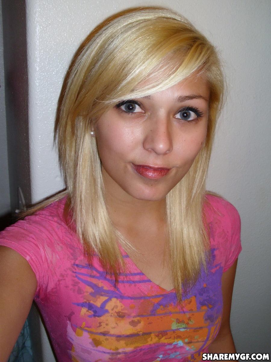 Petite Blonde Selfie