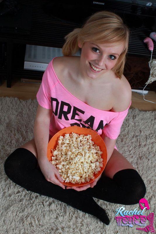 Pictures of Rachel Tease getting ready for a movie night with you #59850583