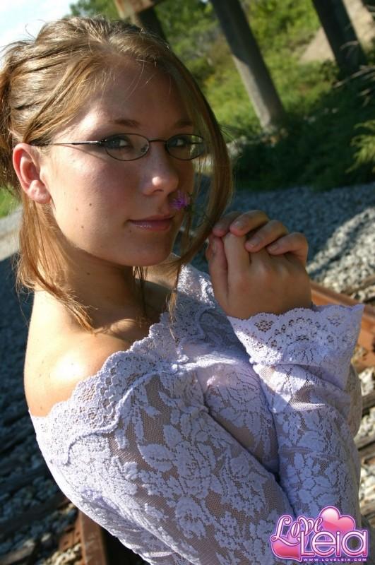 Cute chick with glasses #59103670