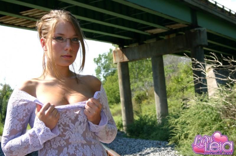Cute chick with glasses #59103743