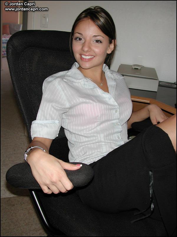 Jordan at home in her office #55631904