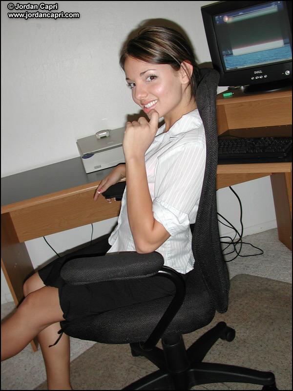 Jordan at home in her office #55631944