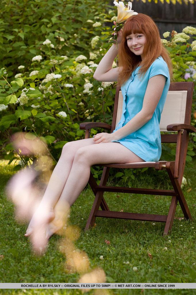 Pictures of ginger teen Rochelle A spreading those legs of hers outside #59875964