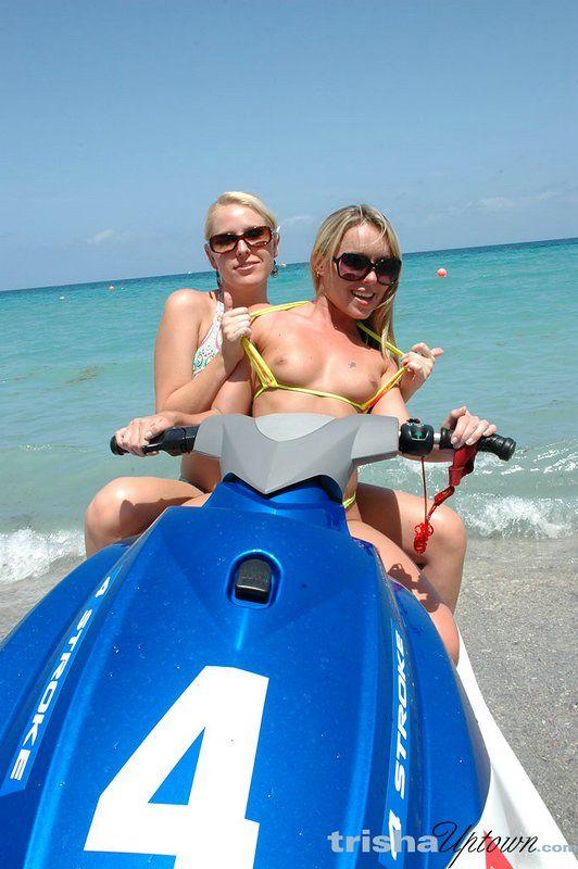 Pictures of Trisha Uptown getting some pussy on a jet-ski #60113811