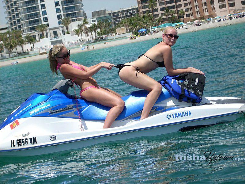 Pictures of Trisha Uptown getting some pussy on a jet-ski #60113828