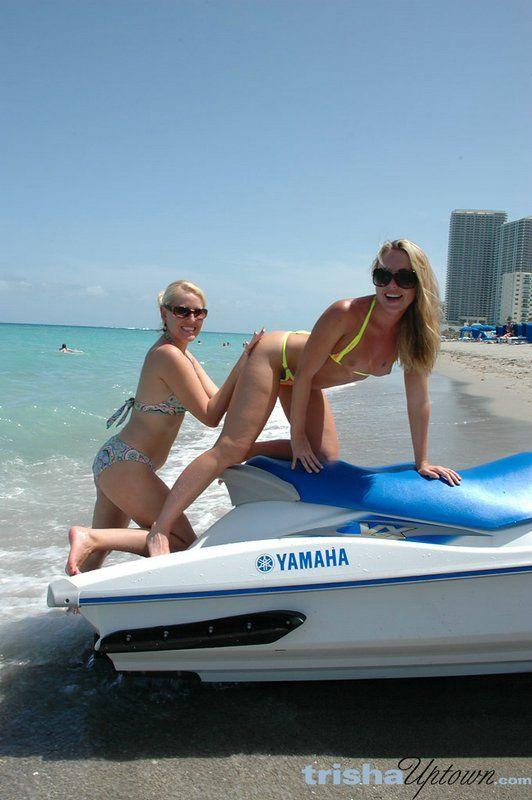 Pictures of Trisha Uptown getting some pussy on a jet-ski #60113880