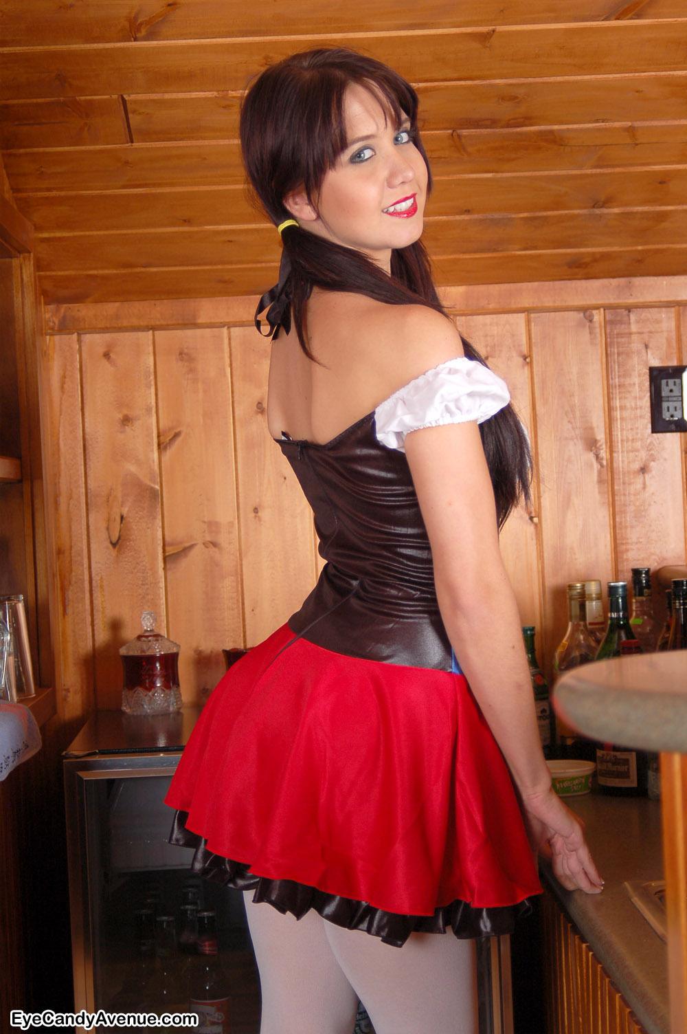 Chrissy Marie dresses up as a super hot german barmaid #53805937