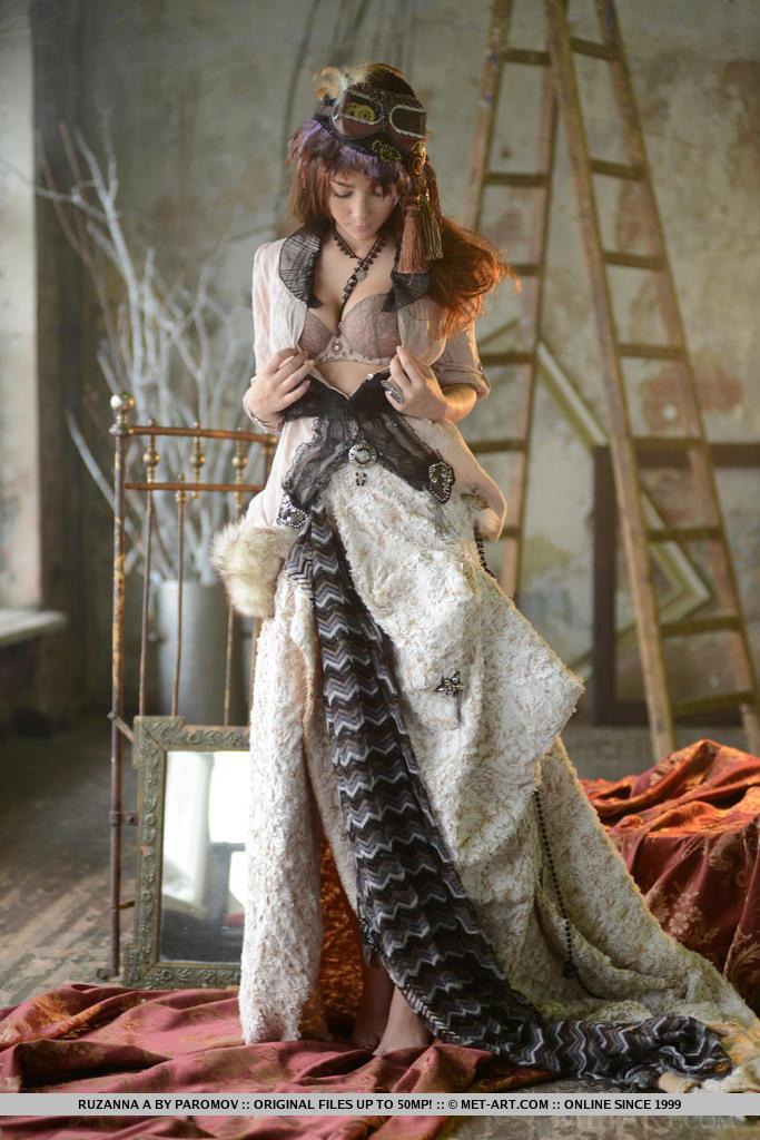 Beautiful girl Ruzanna A dresses up as your medieval princess #60616899