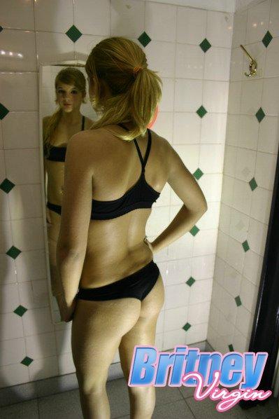 Pictures of Britney Virgin checking herself out in a mirror #53532717