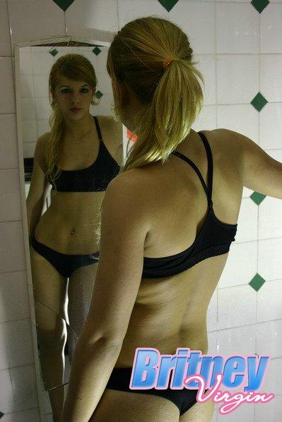 Pictures of Britney Virgin checking herself out in a mirror #53532789