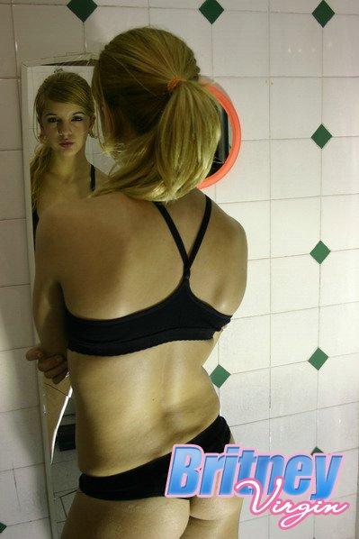 Pictures of Britney Virgin checking herself out in a mirror #53532927