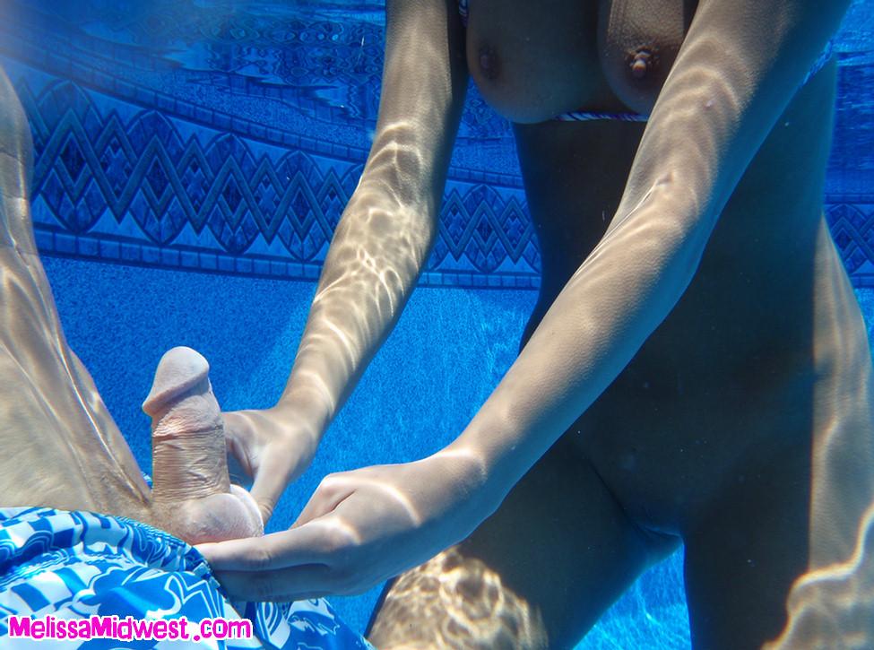Pictures of teen hottie Melissa Midwest sucking dick under water #59492825
