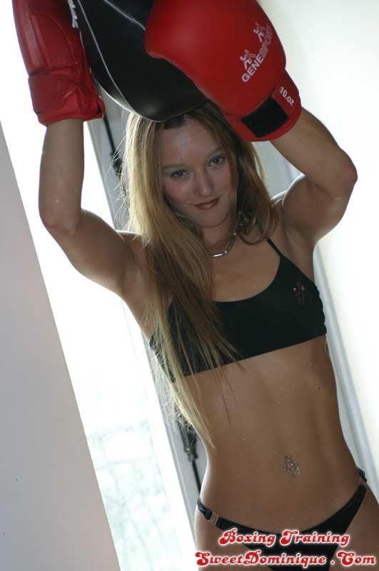 Pictures of teen Sweet Dominique ready to knock you out #60028929