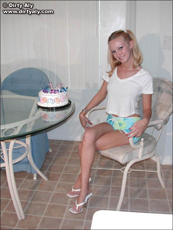 Photos of Dirty Aly celebrating her birthday