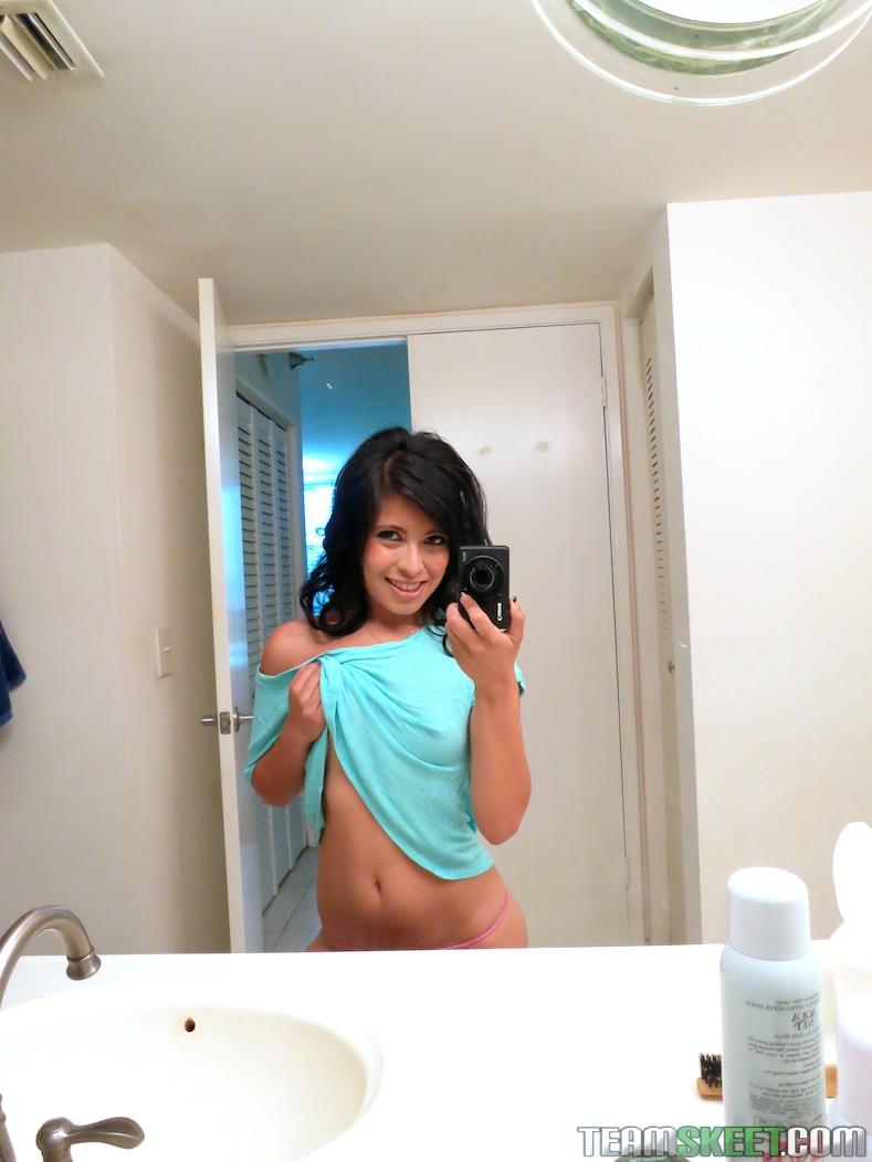 Latin coed Jasmine Gomez takes a big cock in her porn debut #55156183