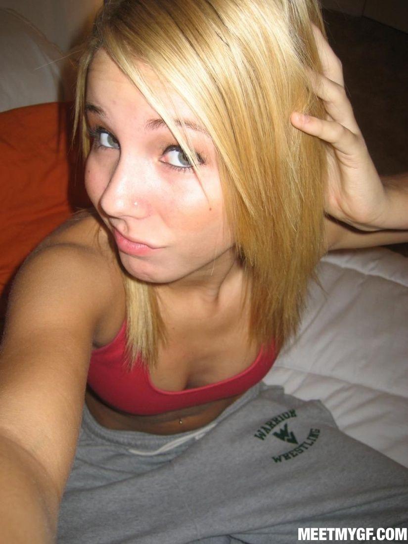 Pictures of a sexy blond gf taking pics of herself #61968126