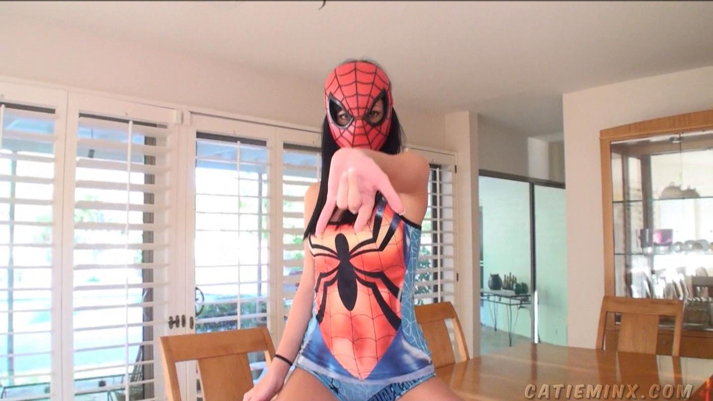 Here comes the Spiderman as interpreted by the naughty mind of Catie Minx #53721784