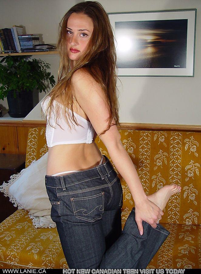 Pictures of teen Lanie.ca stripping to her underwear #58827700