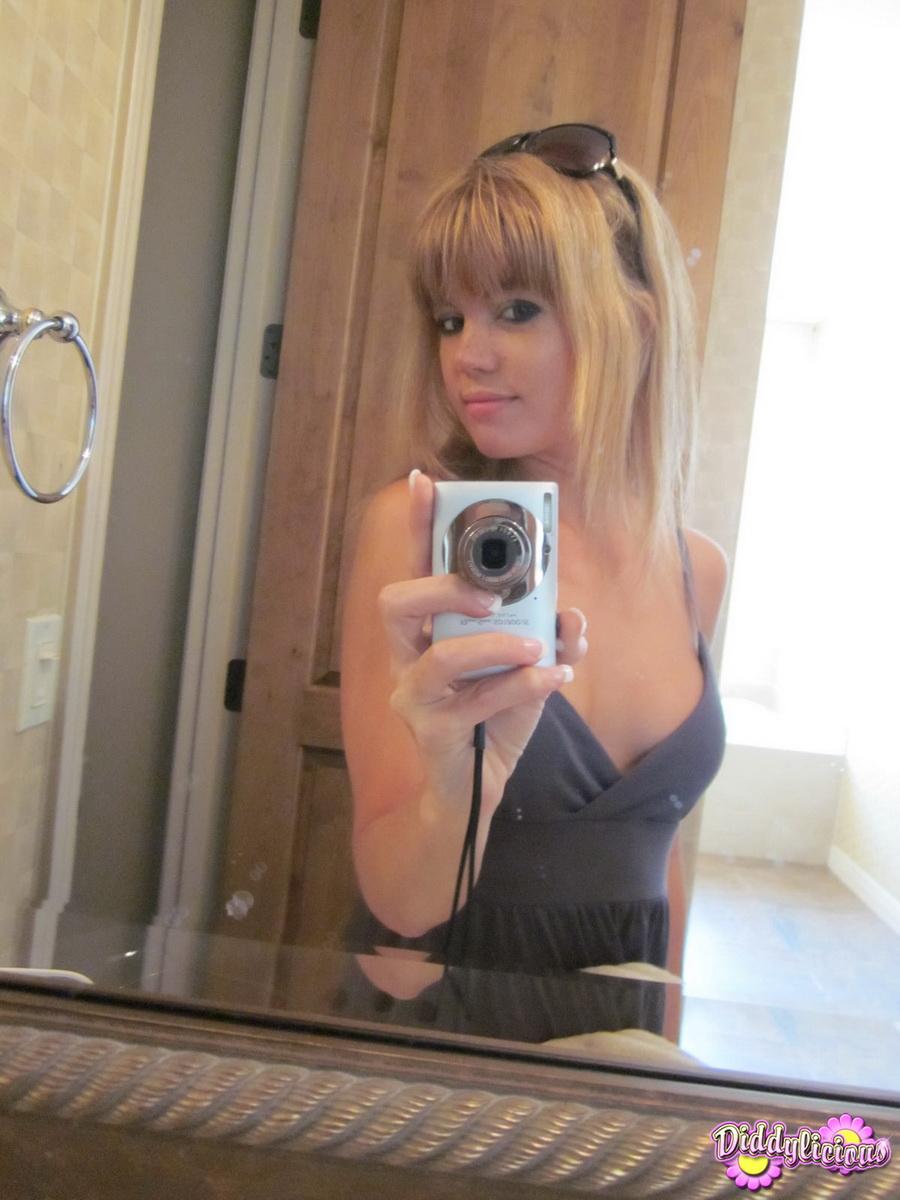 Pictures of Diddylicious taking hot pics of herself in the bathroom #54055576