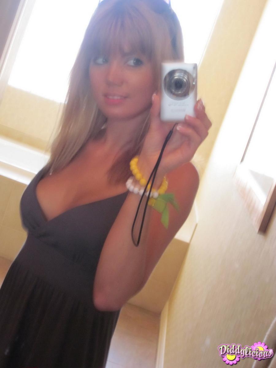 Pictures of Diddylicious taking hot pics of herself in the bathroom #54055996