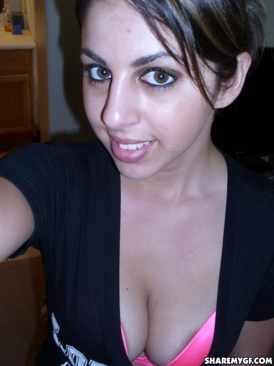 Busty college girl shares some selfies of her hot body #52872641