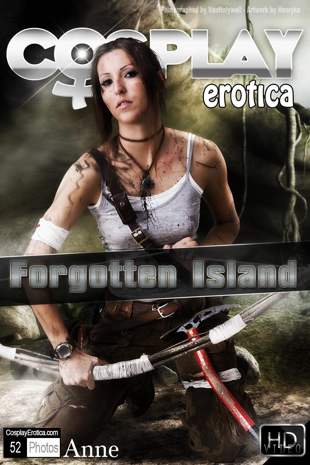 Cosplay babe Anne gets dirty and strips for you in Forgotten Island #53248823