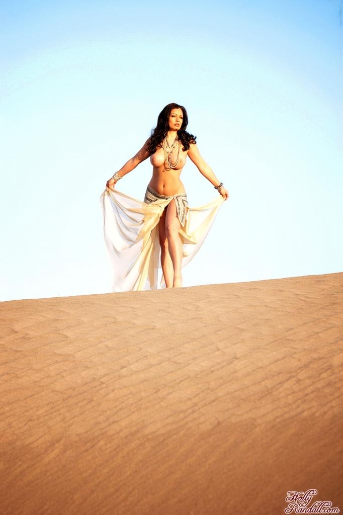 Pictures of Aria Giovanni showing her hot busty body in the desert #53271536
