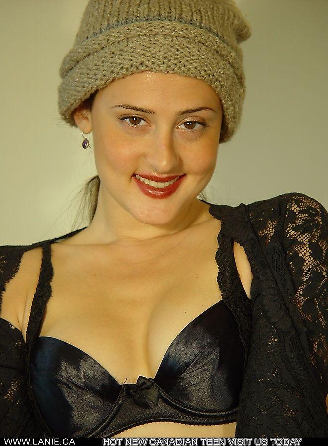 Pictures of teen slut Lanie.ca wearing only her hat and gloves #58823703