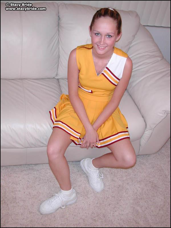 Pictures of a cheerleader getting naked at home #60007066