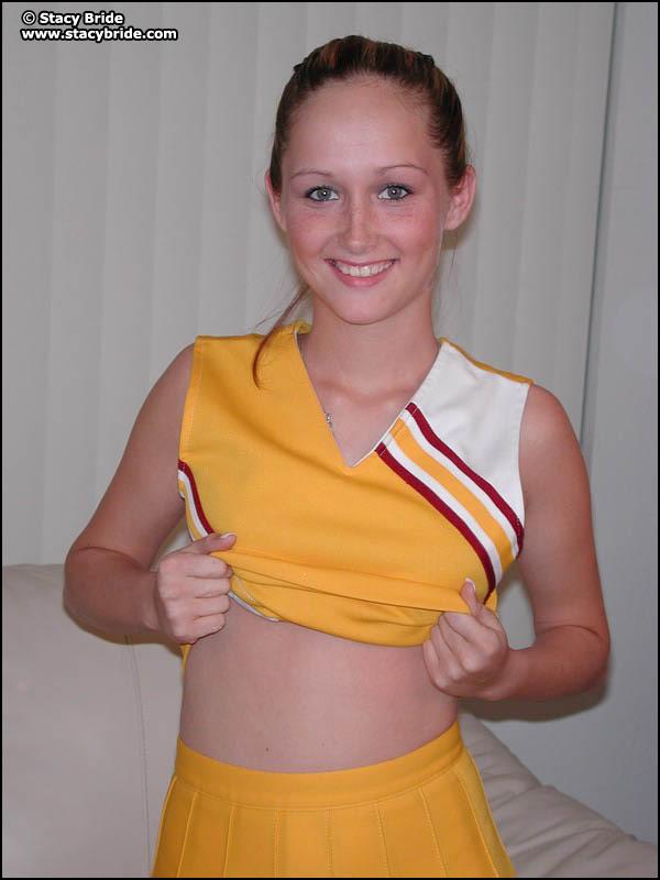 Pictures of a cheerleader getting naked at home #60007141