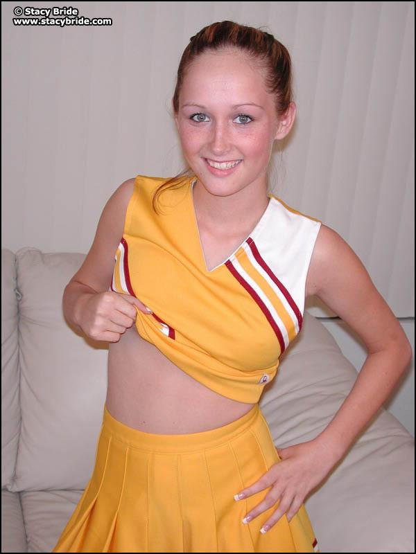 Pictures of a cheerleader getting naked at home #60007159