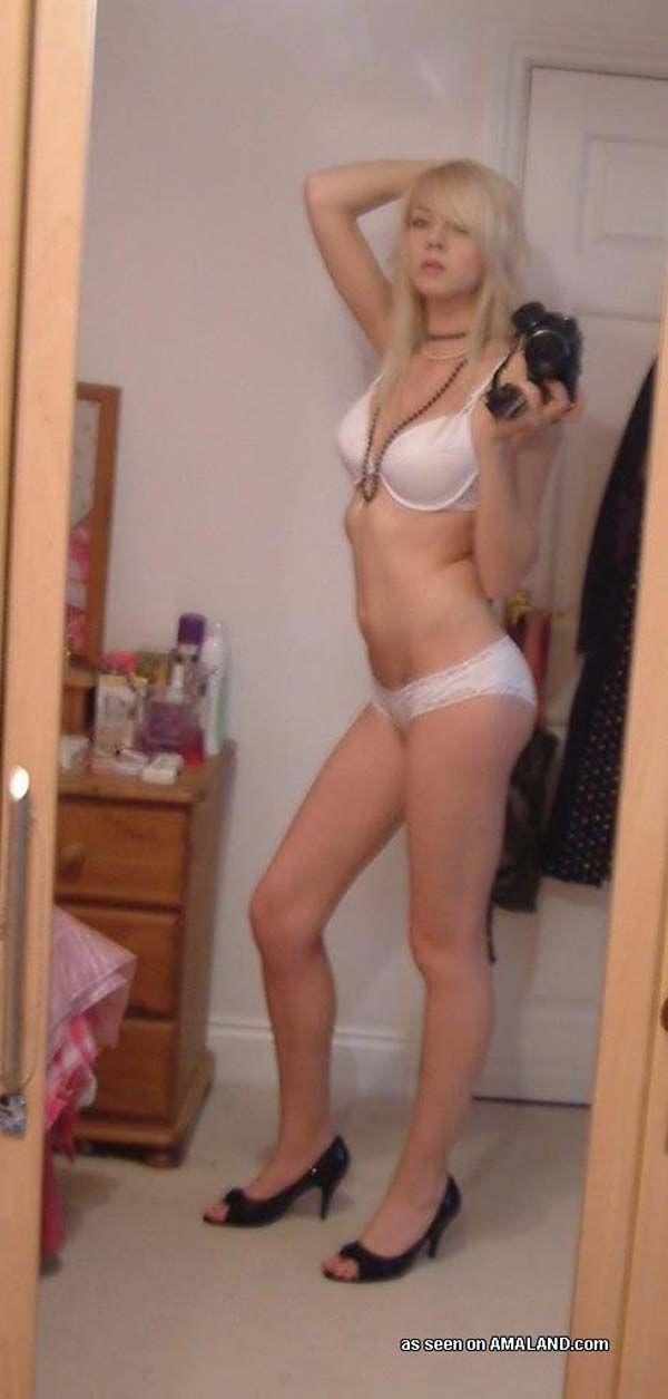 Pictures of a blond girlfriend showing off on camera #60923182
