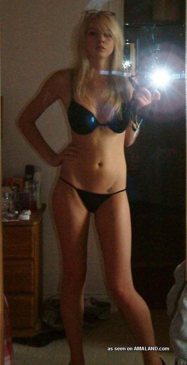 Pictures of a blond girlfriend showing off on camera #60923361