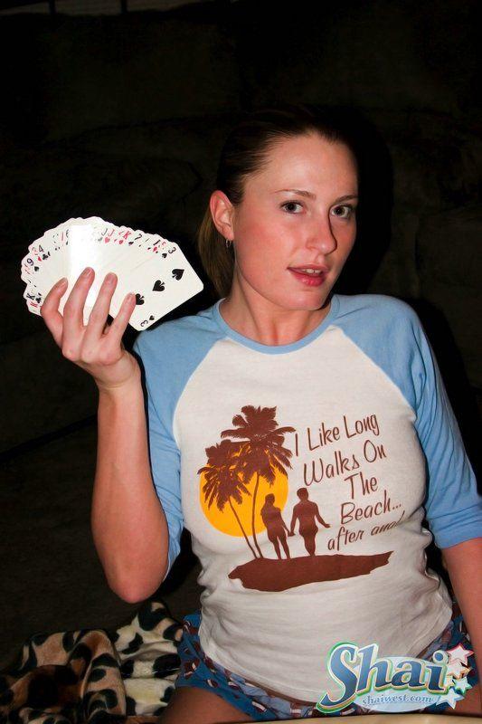 Pictures of Shai West losing a game of strip poker #59956487