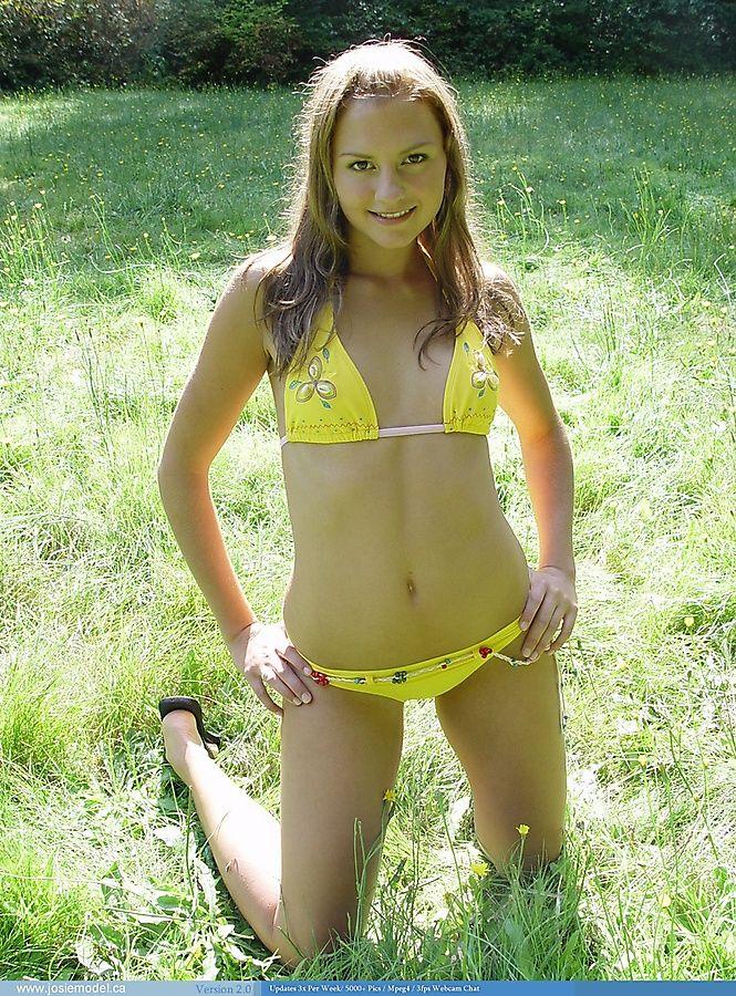 Pictures of Josie Model exposing herself from behind her bikini #55678638