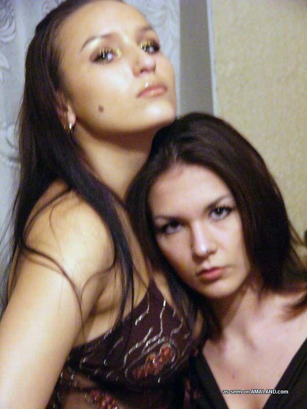 Pictures of two lesbian hotties going at it #60650792