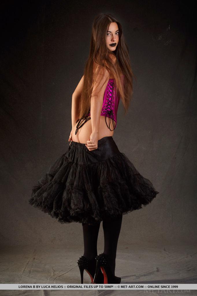 Pretty girl Lorena Garcia shows her goth side in "Sioneca" #59089365