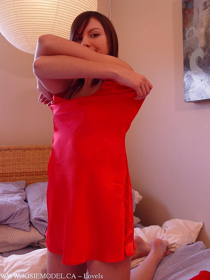Pictures of teen girl Josie Model ready for some valentine love #55670569